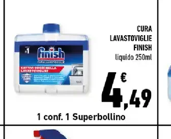 Detersivo lavastoviglie Finish liquido 250 ml