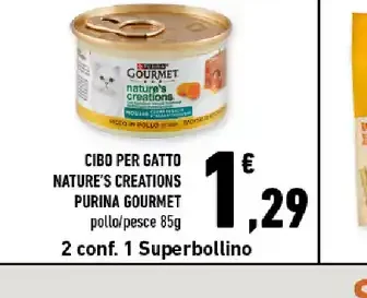 Cibo per gatto Purina Gourmet Nature's Creations 85 g