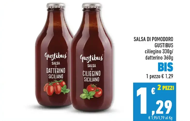 Salsa di pomodoro Gustibus 330 g/360 g