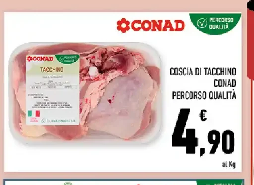 Coscia di tacchino Conad Percorso Qualità