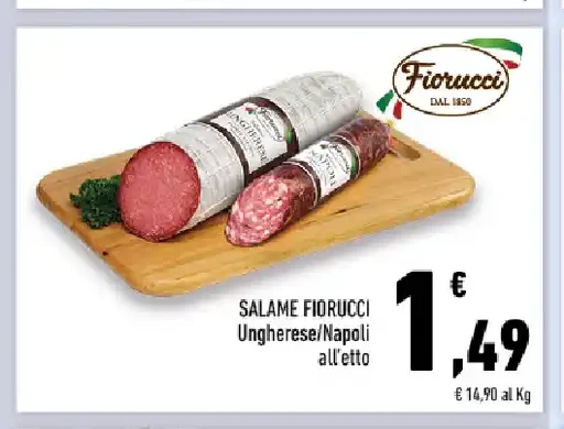 Salame Fiorucci Ungherese/Napoli