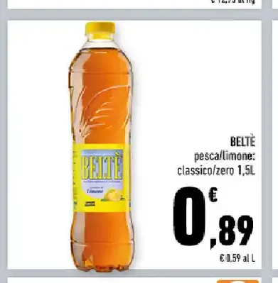 Tè BelTè pesca e limone