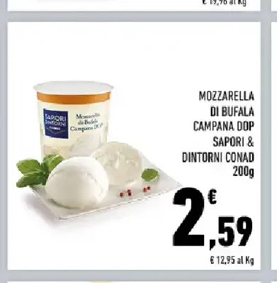 Mozzarella di bufala Campana DOP Conad