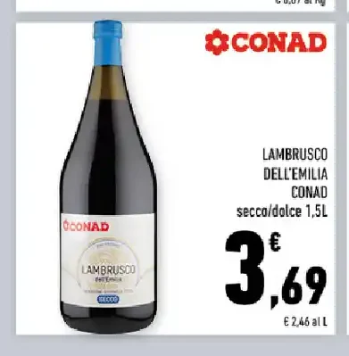 Lambrusco dell’Emilia Conad