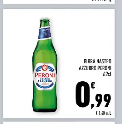 Birra Nastro Azzurro Peroni
