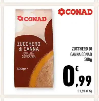 Zucchero di canna Conad