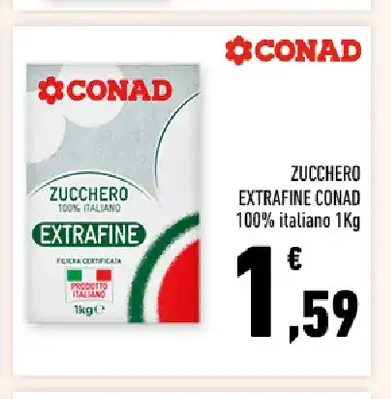 Zucchero extrafine Conad