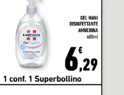 Gel mani disinfettante
