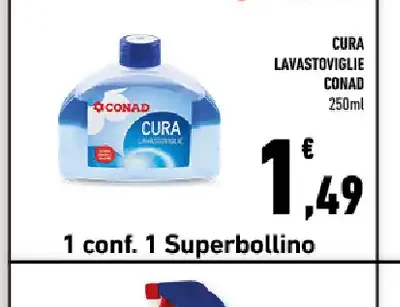 Cura lavastoviglie Conad
