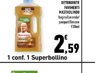 Detergente pavimenti