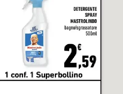 Detergente spray