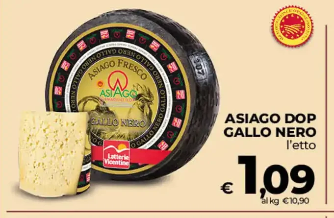Asiago DOP Gallo Nero