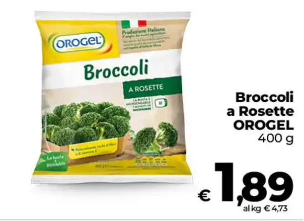 Broccoli a rosette Orogel