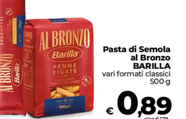 Pasta di semola al bronzo Barilla