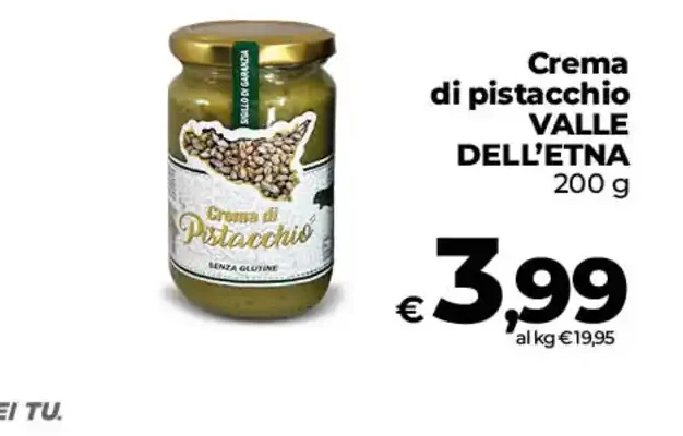 Crema di pistacchio Valle dell'Etna