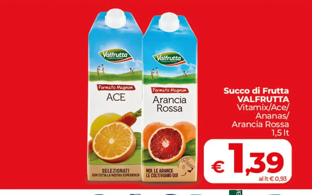 Succo di frutta Valfrutta
