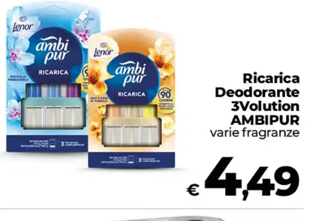 Ricarica deodorante 3Volution Ambipur