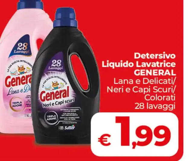 Detersivo liquido lavatrice General