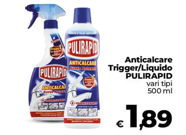 Anticalcare Trigger/Liquido Pulirapid