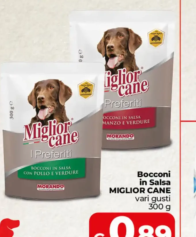 Bocconi in salsa Miglior Cane