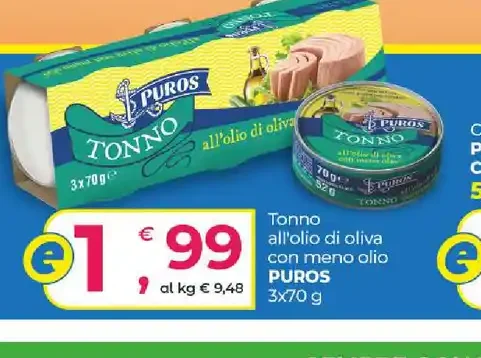 Tonno all'olio di oliva
