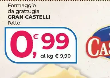 Formaggio da grattugia Gran Castelli