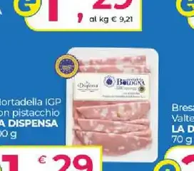 Mortadella IGP con pistacchio