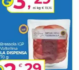 Bresaola IGP valtellina