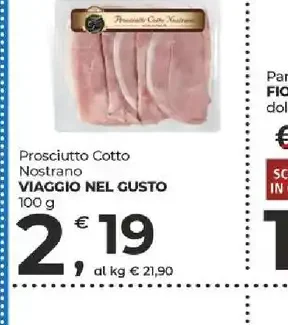 Prosciutto cotto nostrano