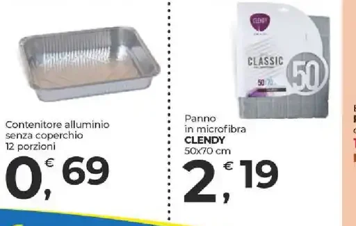Contenitore alluminio