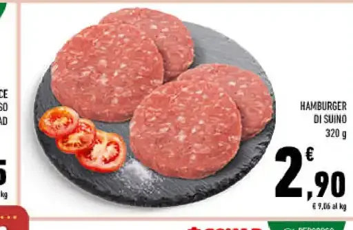 Hamburger di suino