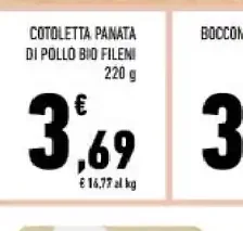 Cotoletta panata di pollo bio