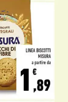 Linea biscotti Misura