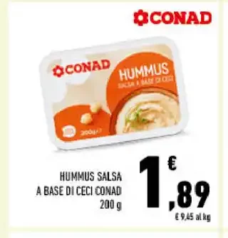 Hummus salsa Conad