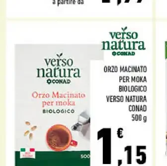 Orzo macinato per moka Verso Natura