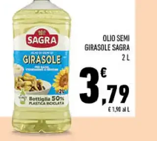 Olio semi girasole Sagra