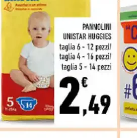 Pannolini Huggies Unistar