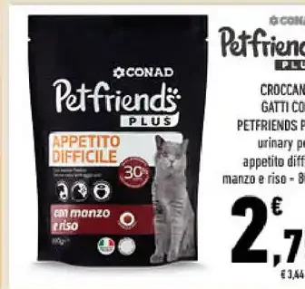 Croccantini gatti Petfriends Plus