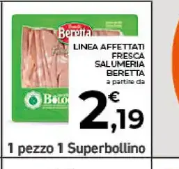 Linea affettati fresca salumeria Beretta