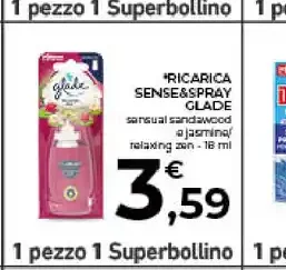 Ricarica Sense & Spray Glade