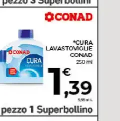 Cura lavastoviglie Conad