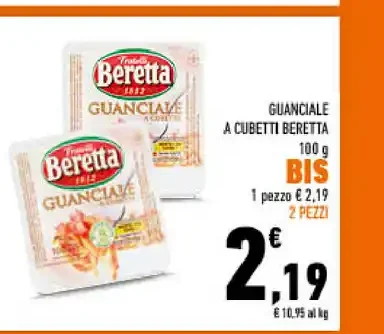 Guanciale a cubetti Beretta