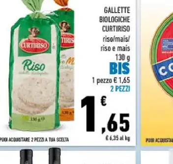 Gallette biologiche Curti Riso