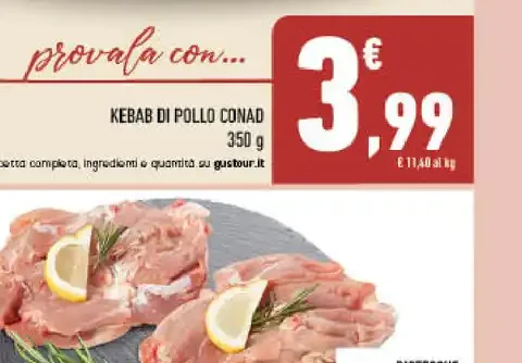 Kebab di pollo