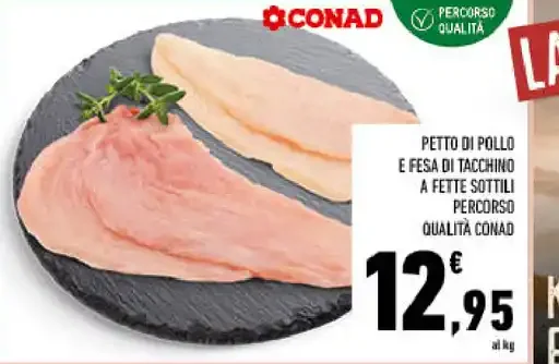 Petto di pollo e fesa di tacchino