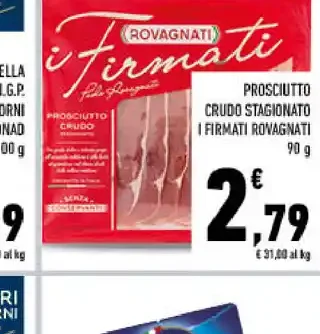 Prosciutto crudo stagionato