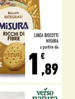 Biscotti integrali Misura