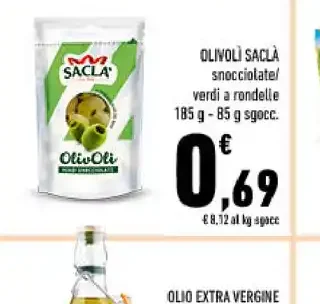 Olivolì Saclà snocciolate