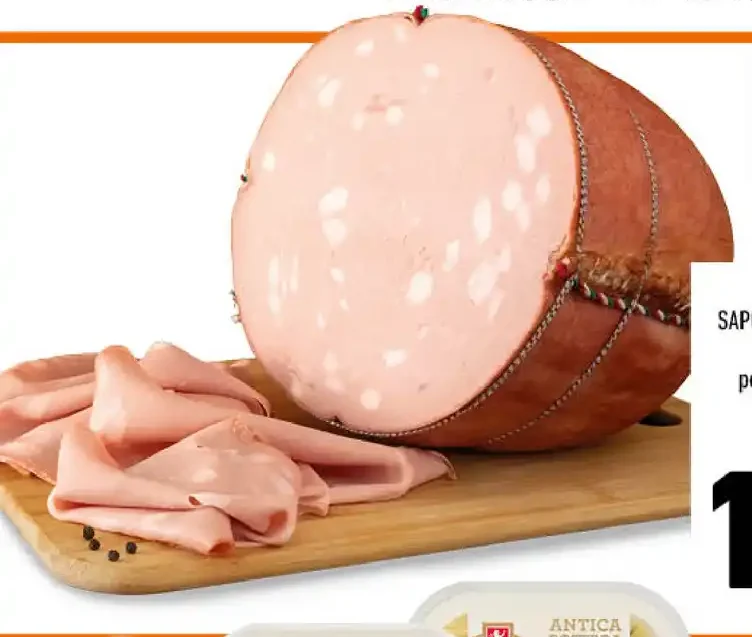 Mortadella Sapori&Dintorni Conad pepe/pistacchio al taglio