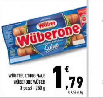 Würstel originale Wüberone